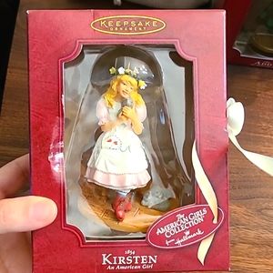 American girl doll Kirsten ornament